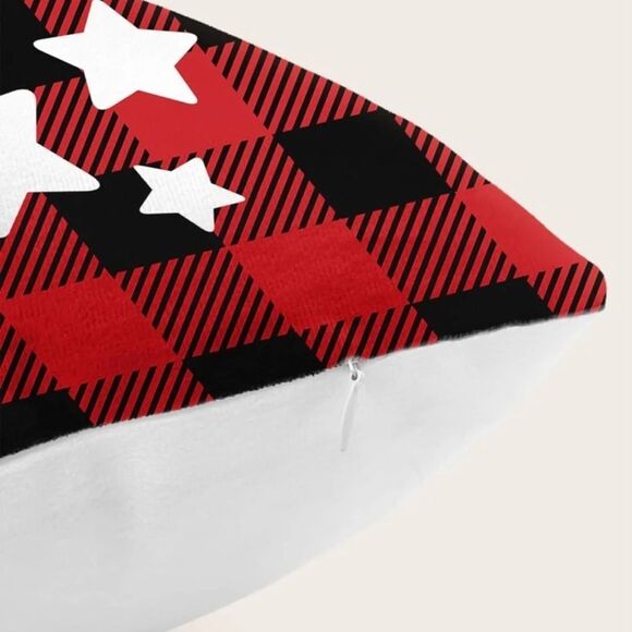 Merry Christmas Holiday Throw Pillow Cover - Picture 4 of 6